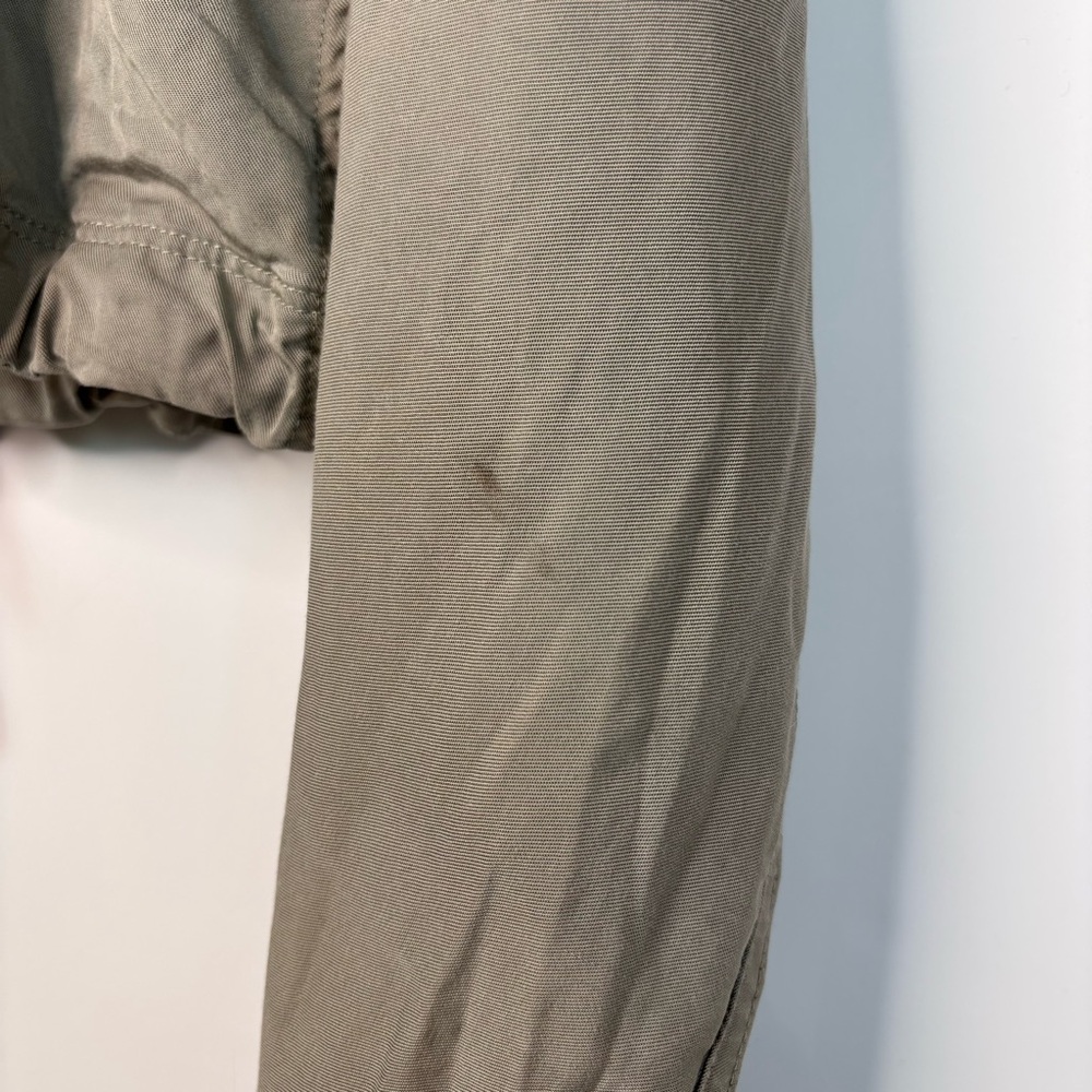 Abercrombie & Fitch‎ Cropped Light Green Utility Jacket - Picture 6 of 11